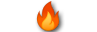 Emoji einer Flamme, die brennt.