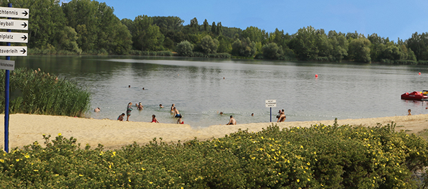 Sandstrand am Halberstädter See