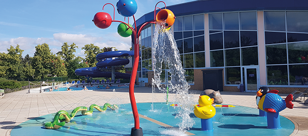 Wasser-Spray-Park