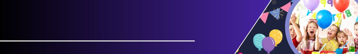 Kinder feiern fröhlich einen Geburtstag mit Ballons.